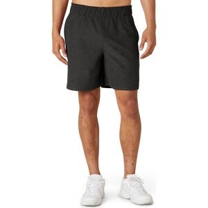 Beyond Yoga Take It Easy Sweat Shorts Mens Charcoal Heather Pockets Size M
